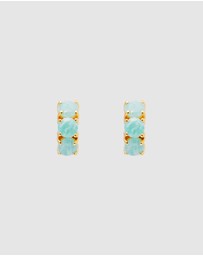 FAIRLEY - Amazonite Huggies