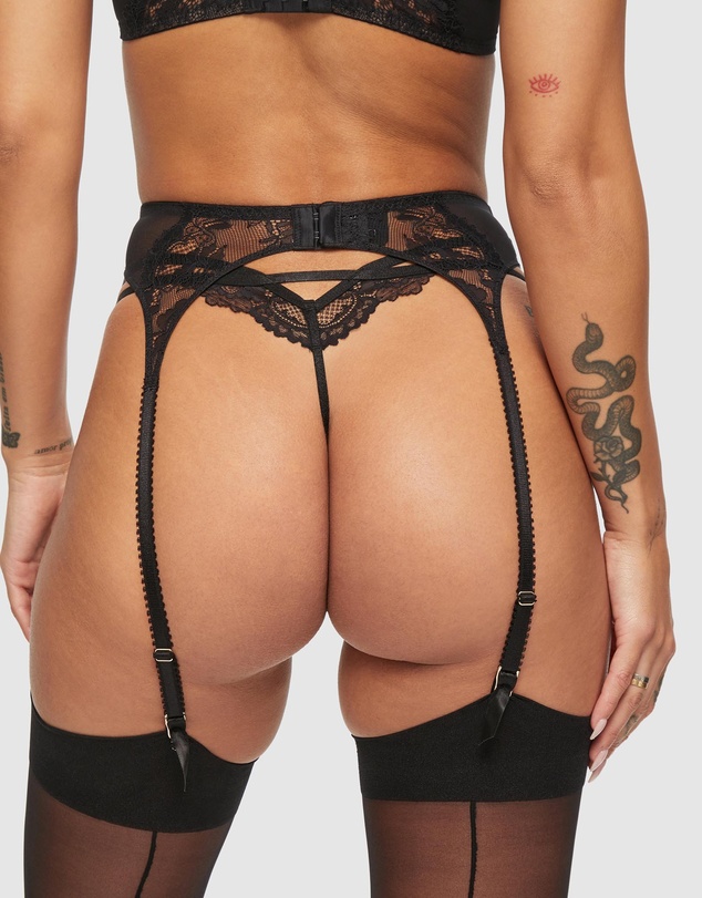 Ann Summers - Caged Rose Suspender Belt