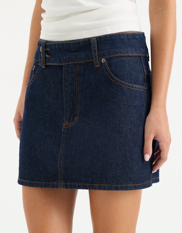 Calli - Erica Denim Mini Skirt