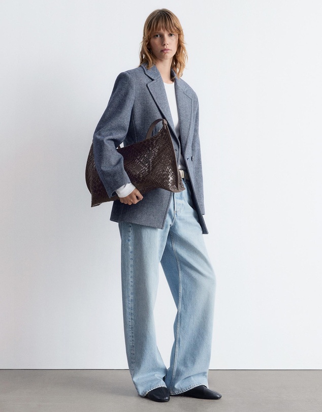 & Other Stories - Interwoven Leather Tote Bag