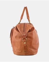 Pierre Cardin - Pierre Cardin Rustic Leather Business/Overnight Bag