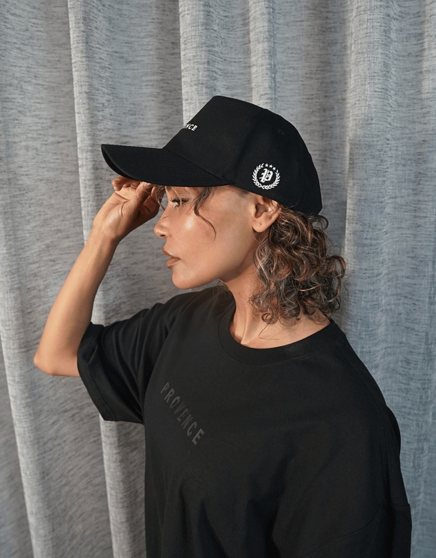Provence - Classic Provence Cap Black/White