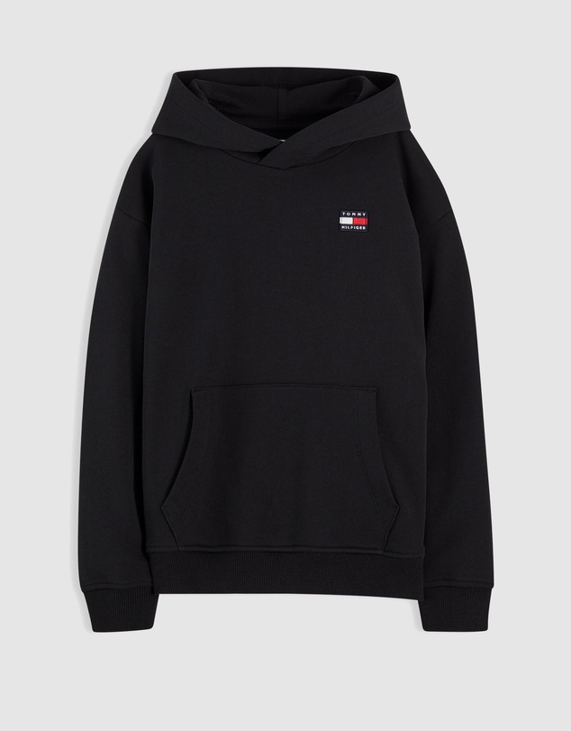 Tommy Hilfiger - Kids Unisex 8-16 Flag Logo Hoodie - Teens
