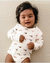 Kynd Baby - Comfy Bodysuit Long Sleeve in Dachshund