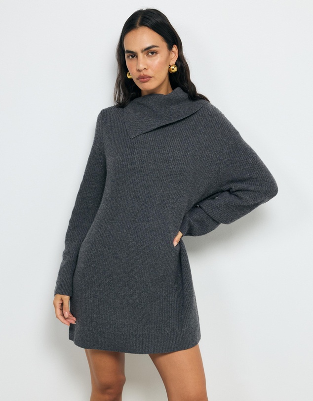 AERE - Neria Wool Blend Knit Dress