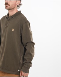 Vintage by The Real Deal - Pre Loved - Vintage Timberland Long Sleeve Polo Shirt