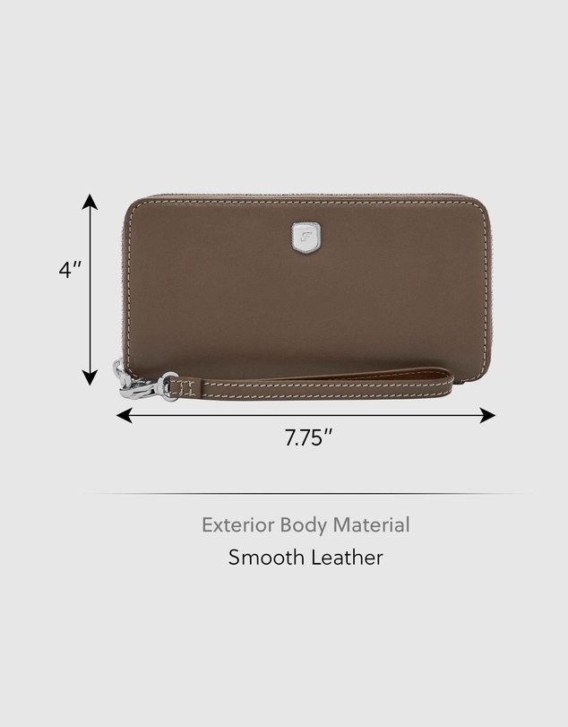 Fossil - Lennox Grey Clutch