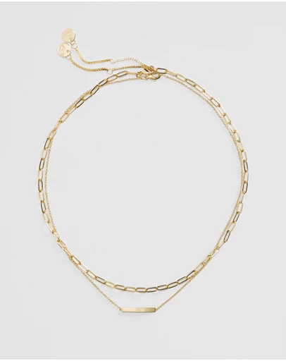 Country Road - Chain Necklace Pack Of 2