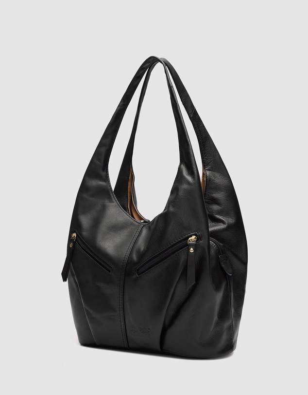 Florence - Catalina Black Hobo Bag