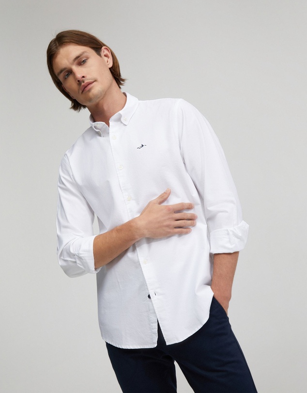 Oxford - Holloway Oxford Weave Cotton Shirt