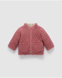 Purebaby - Reversible Quilted Jacket -Kids-Babies