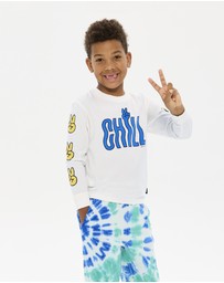 Rock Your Kid - It's All Chill David Long Sleeve T-Shirt