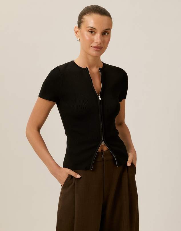 Tussah - Mattie Ribbed Knit Top