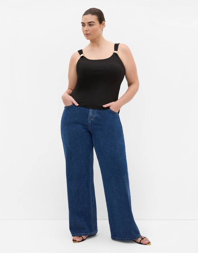 City Chic - Arami Strap Detail Top