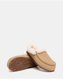 EVERAU - EverAU Ugg Creago Cow Suede Upper Loafer Oxfords Flats