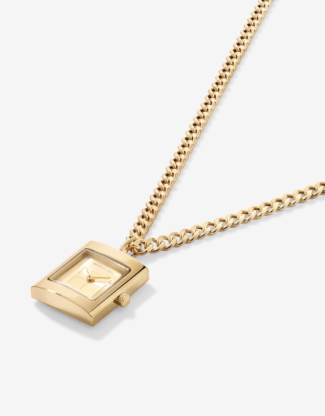 Michael Hill - Watch Pendant in Gold-Tone Stainless Steel