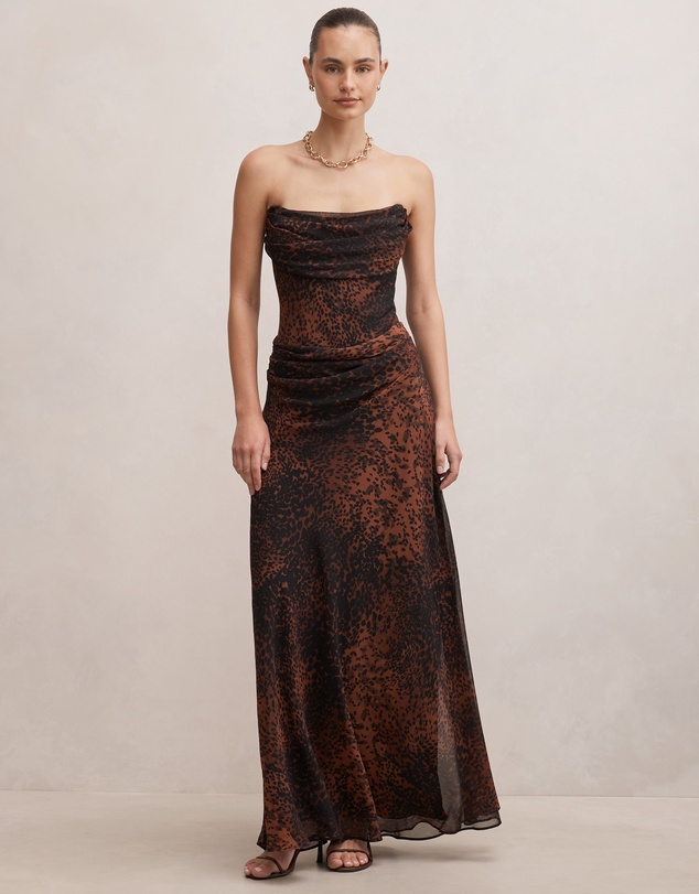 Forever New - Gwynne Draped Strapless Maxi Dress