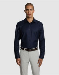 yd. - Maximum Two Ply Cotton Premium Slim Dress Shirt