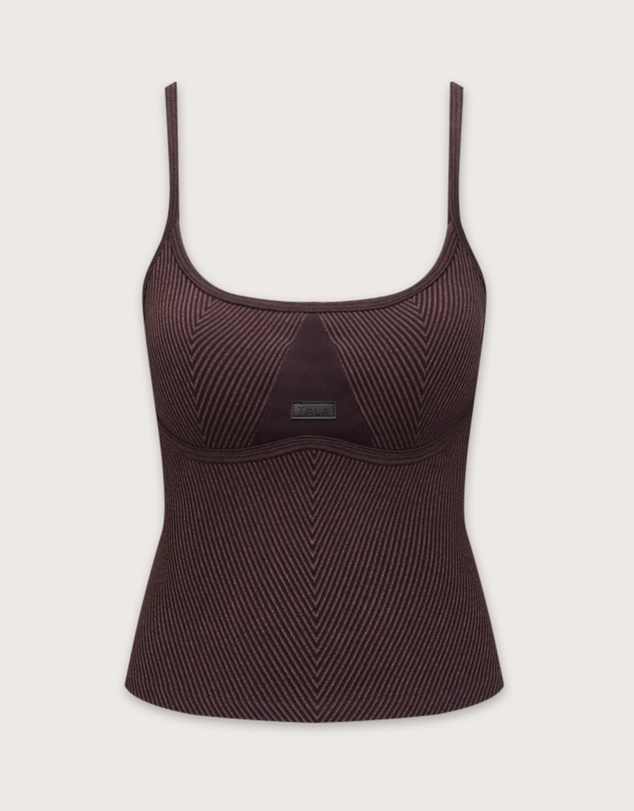 TALA - Sculpt Seamless Contrast Rib Tank