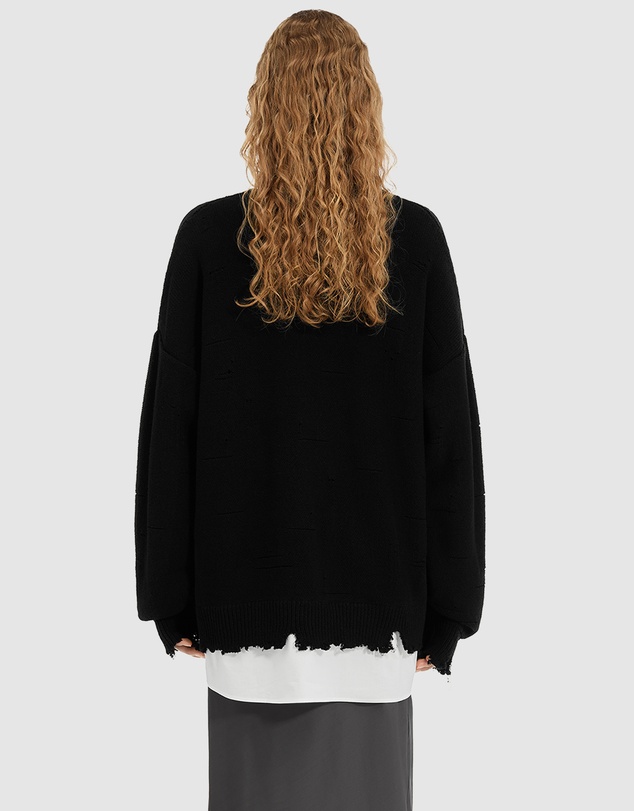 MM6 Maison Margiela - Distressed Hem Sweater