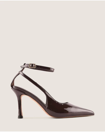 Shelly Shen - Hera High Heel Pumps Brown Leather