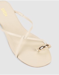 Siren - Mikki Flat Strappy Sandals