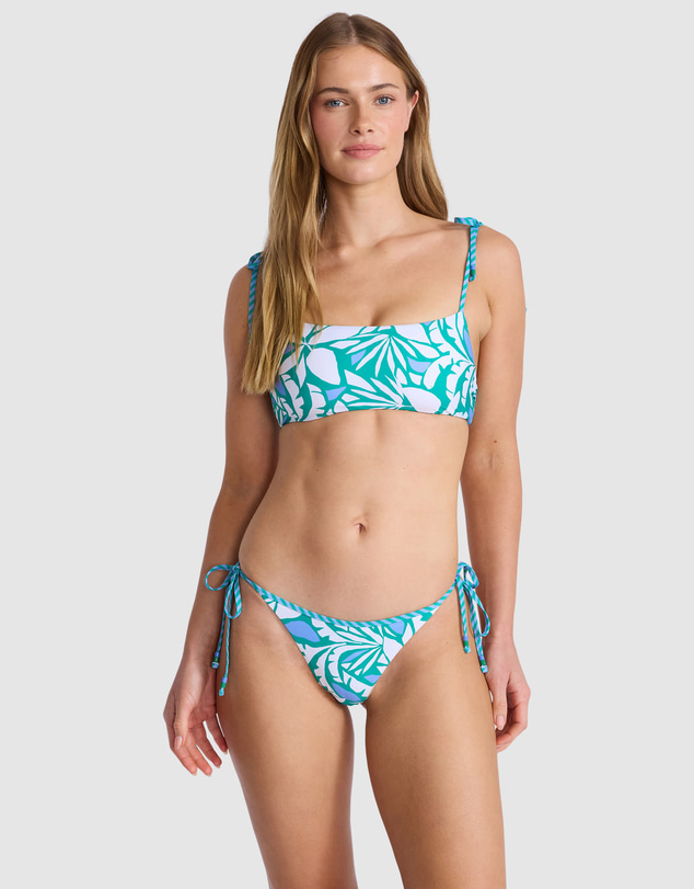 Seafolly - Retro Reef Tie Side Rio Bikini Bottom