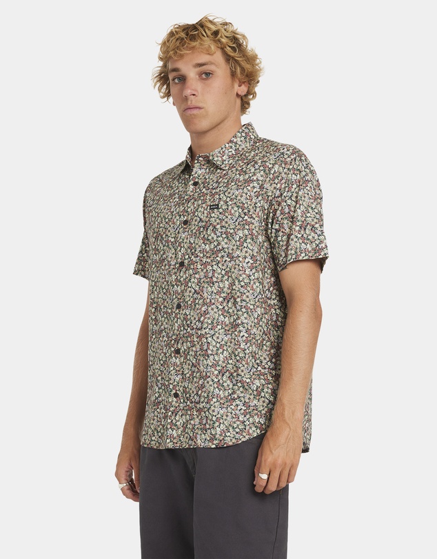 RVCA - Mens Heavy Bloom Short Sleeve Shirt