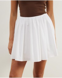 Atmos&Here - Caicos Flare Cotton Mini Skirt