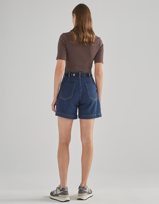 DRICOPER DENIM - Split Rib Top