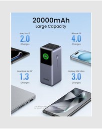 Ugreen - UGREEN Nexode Power Bank 20000mAh 130W with Smart Digital Display