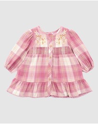 Fox & Finch - Tutu Tigers Check Dress