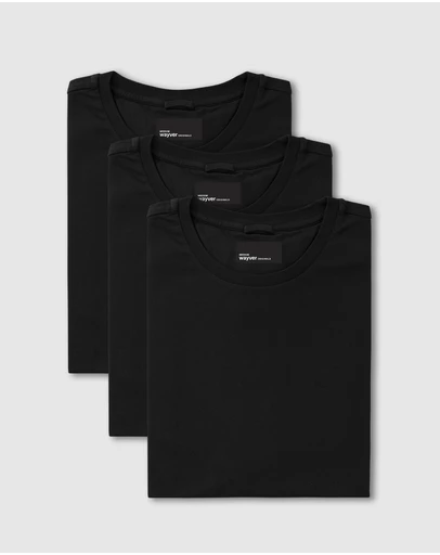 Wayver - The Essential Crew Tee 3-Pack