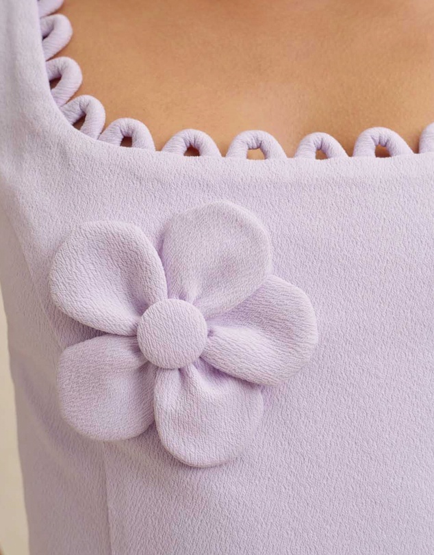 BY JOHNNY. - Elliana Flower Mini Dress - ICONIC EXCLUSIVE