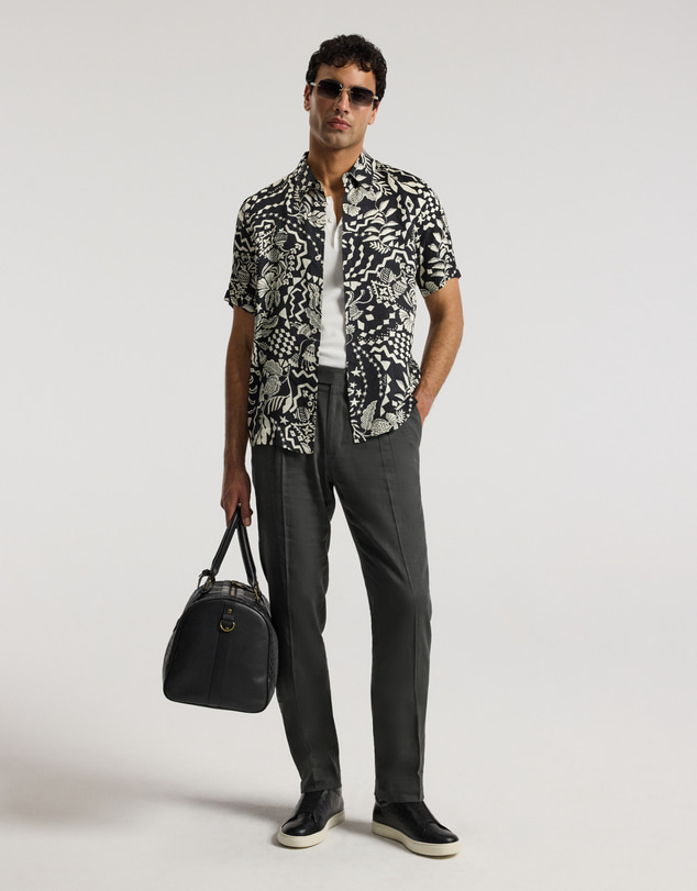 Calibre - Relaxed Shadow Tapestry Shirt Black