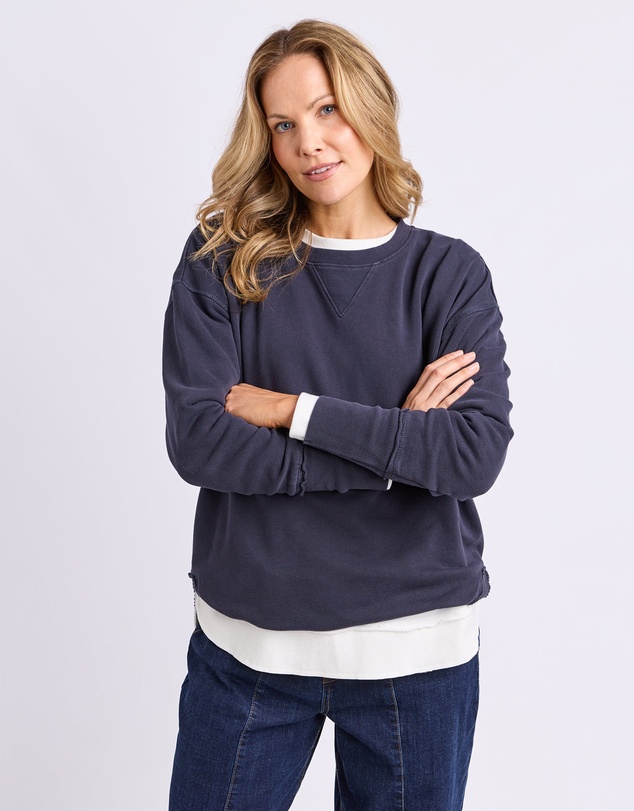 Foxwood - Delilah Crew Navy