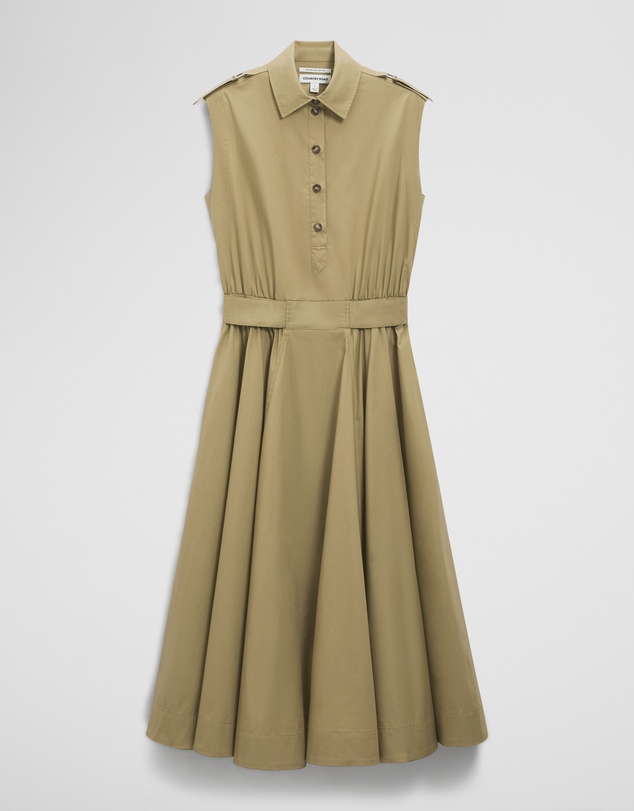 Country Road - Australian Cotton Fit-and-flare Midi Dress
