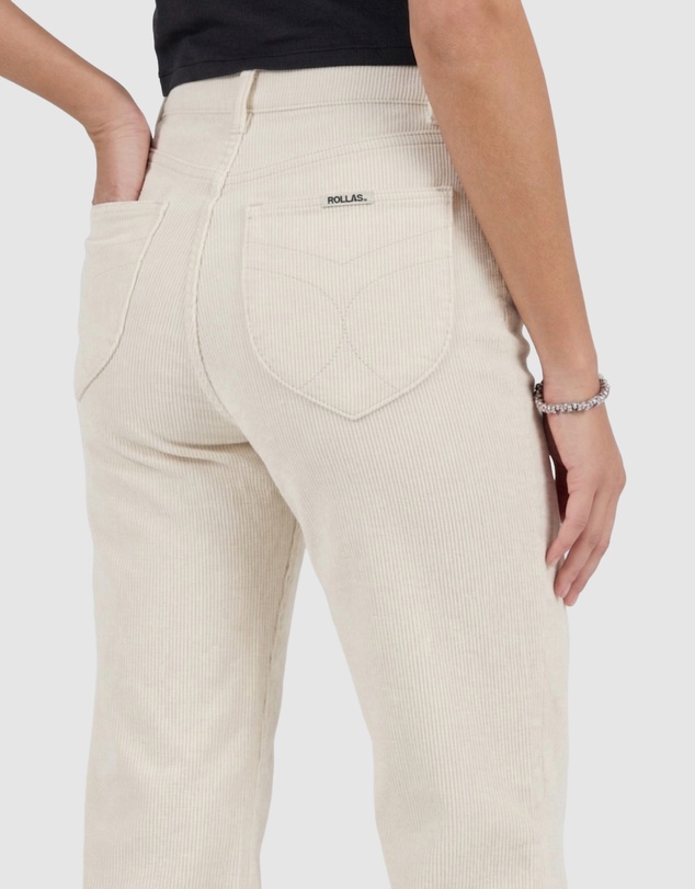 Rolla's - Eastcoast Flare Jean - Ivory Cord