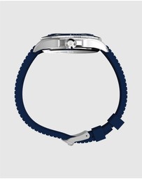 TIMEX - Harborside Coast Multifunction 43mm Synthetic Rubber Strap Watch