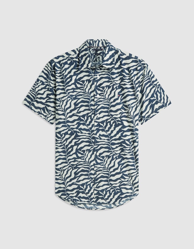 Tommy Hilfiger - Regular Fit Paper Touch Short Sleeve Shirt