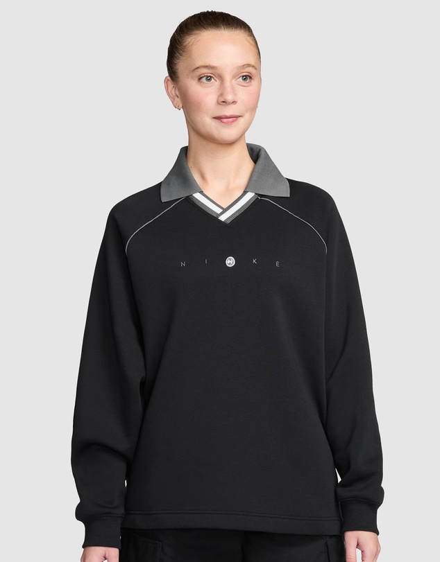 Nike - Sportswear Phoenix Fleece Graphics Polo Top