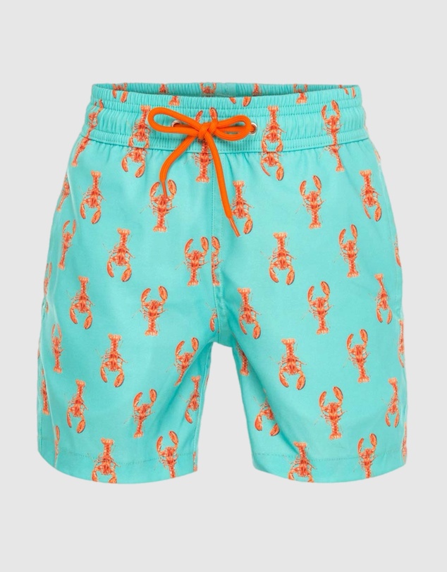 Tolu Australia - Boys Swim Shorts With Fun Lobsters