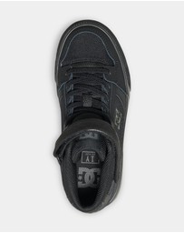 DC Shoes - Kid's Pure High-Top EV High-Top Leather Shoes
