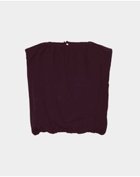 Forcast - Kenya 2 Ruched Linen Top