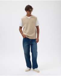 AERE - V-Neck Wool Vest