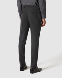 Politix - Slim Stretch Wool Blend Tailored Pant