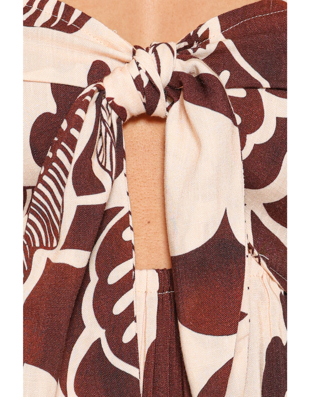 Petal & Pup - Kepner Maxi Dress - Brown Floral