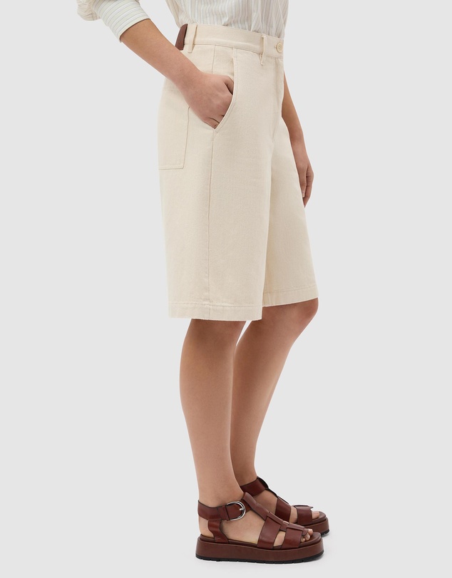 Oroton - Cotton Bermuda Shorts