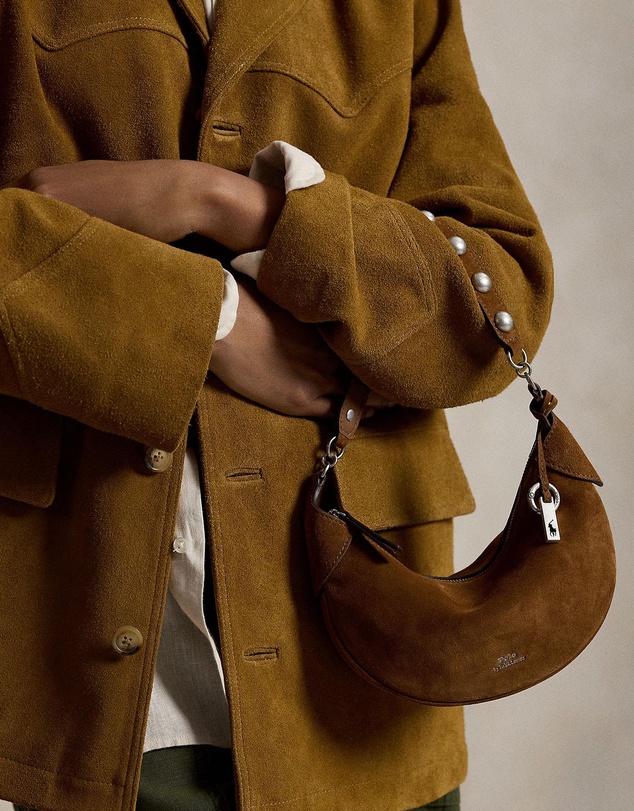 Polo Ralph Lauren - Polo ID Suede Mini Studded Bag