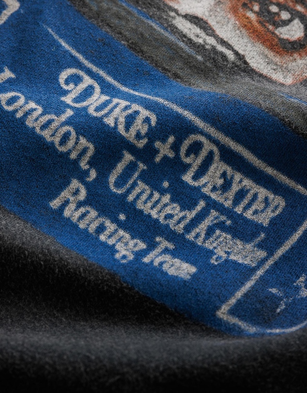 Duke + Dexter - Alpine Formula One Team Helmet Washed Black T-Shirt